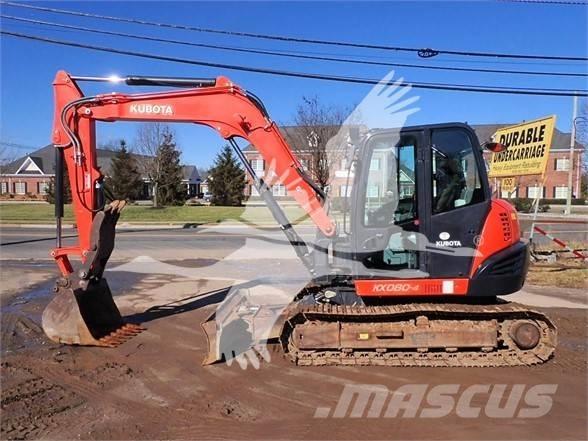 Kubota KX080-4 Lánctalpas kotrók