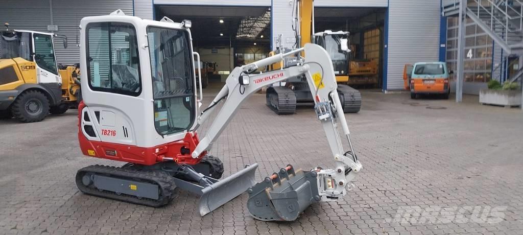 Takeuchi TB 216 A Mini kotrók < 7t