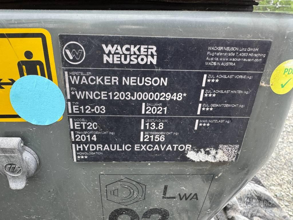 Wacker Neuson ET20 Lánctalpas kotrók