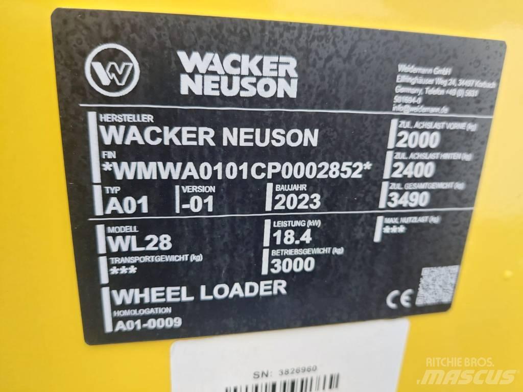 Wacker Neuson WL28 Gumikerekes homlokrakodók