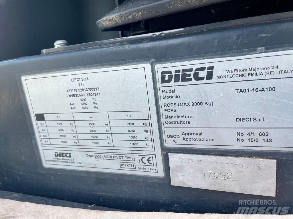 Dieci Agri Pivot T80 Teleszkópos mezőgazdasági rakodók