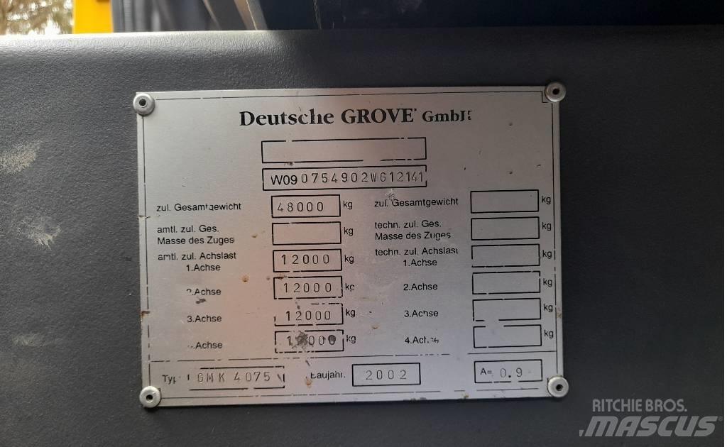 Grove GMK 4075 Terepdaruk
