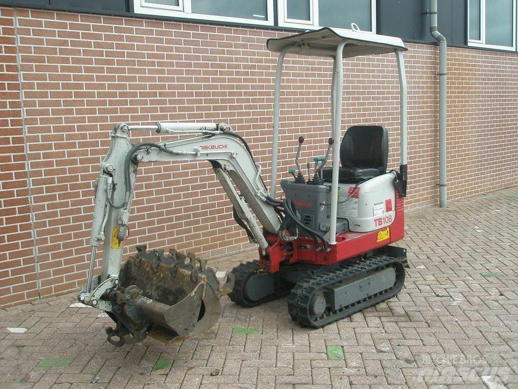 Takeuchi TB108 Mini kotrók < 7t