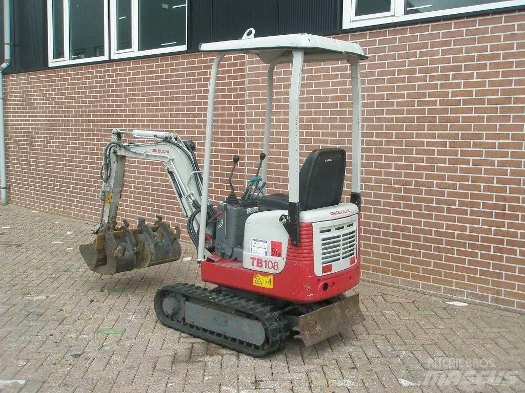 Takeuchi TB108 Mini kotrók < 7t