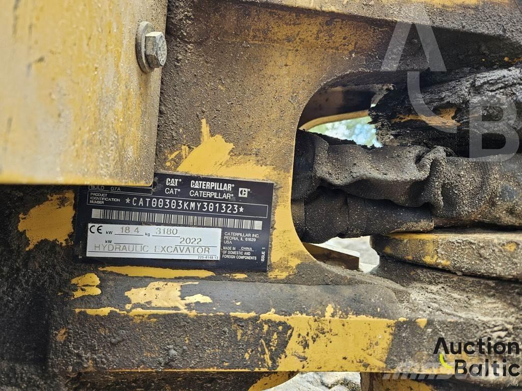 CAT 303 CR Mini kotrók < 7t