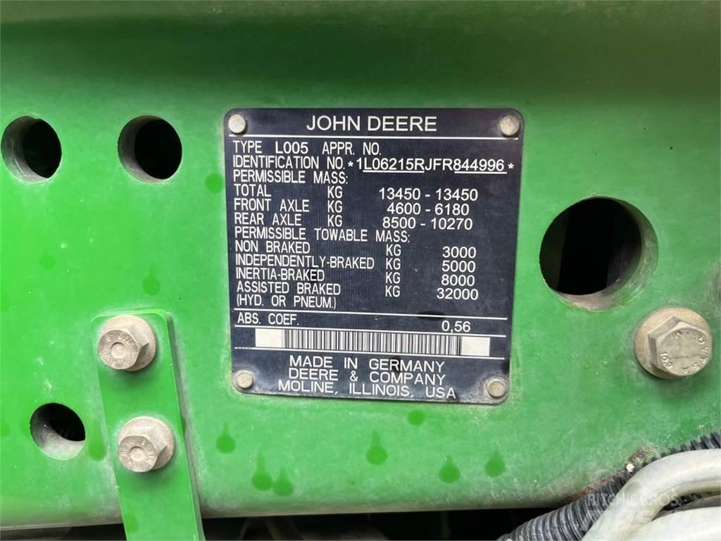 John Deere 6215R Traktorok