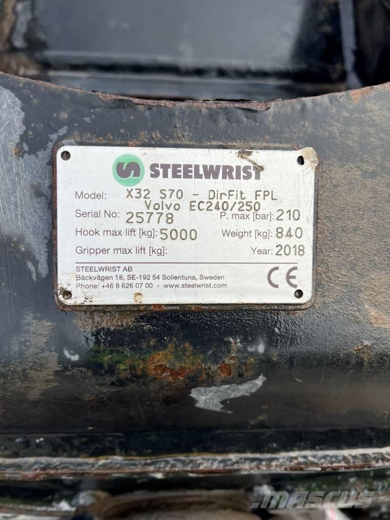 Steelwrist X32 Forgatók-Építőipar
