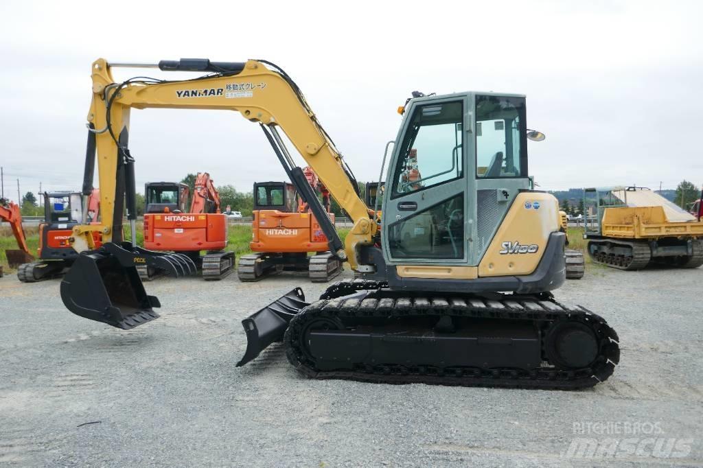 Yanmar SV 100-1 Lánctalpas kotrók