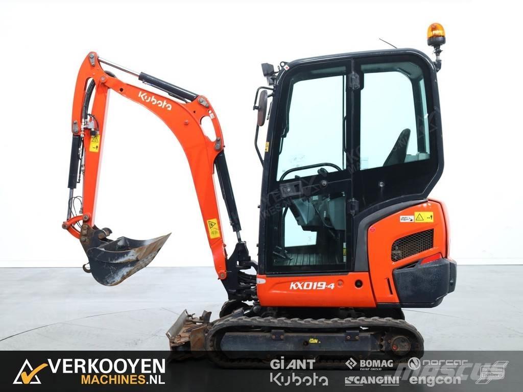 Kubota KX019-4 Mini kotrók < 7t