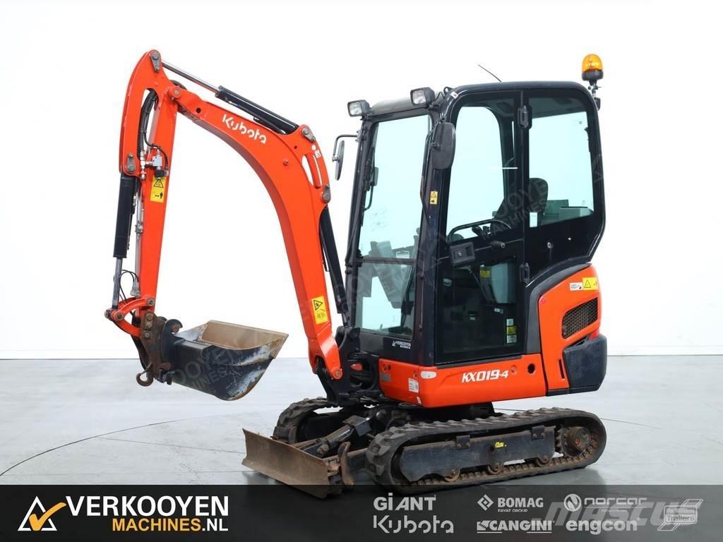 Kubota KX019-4 Mini kotrók < 7t