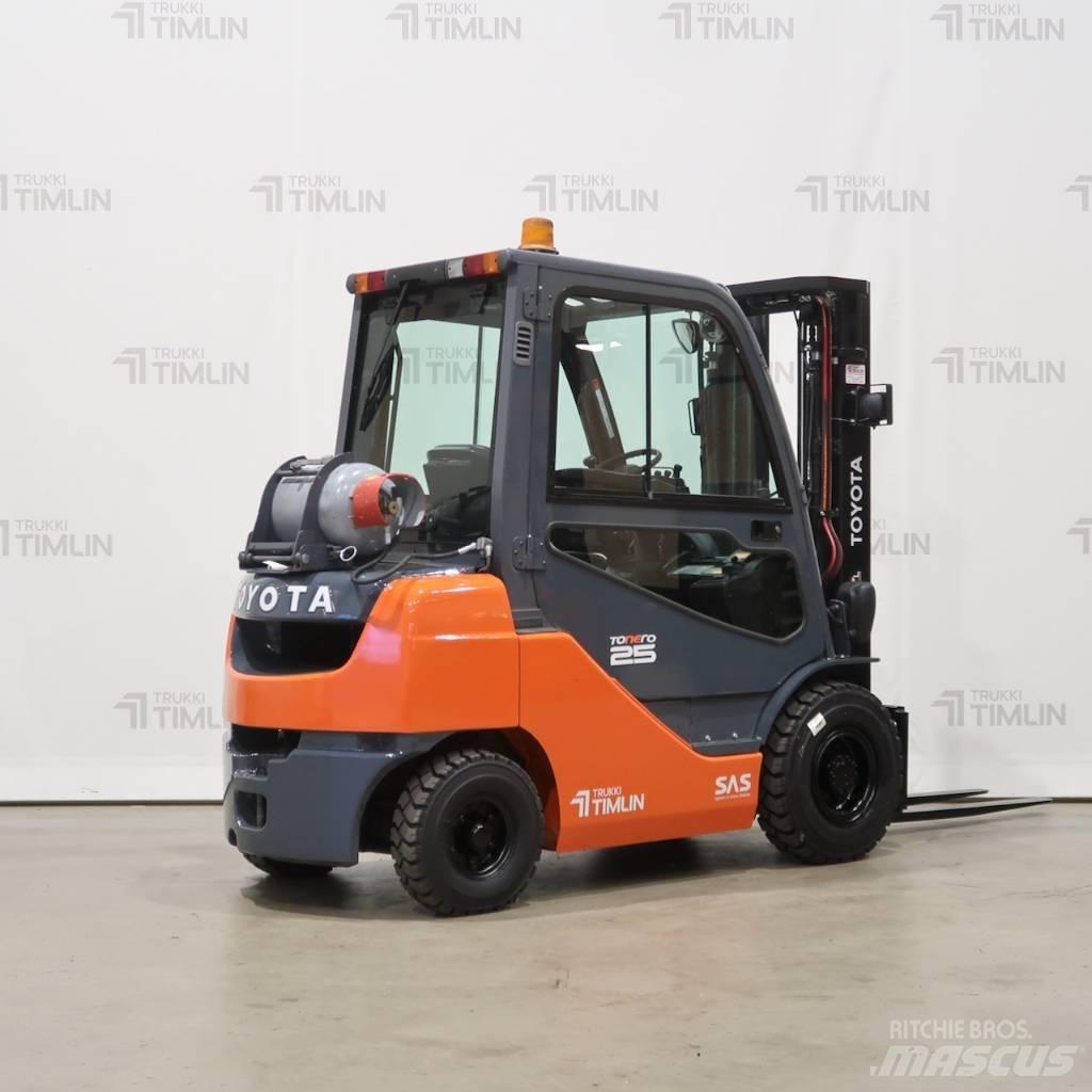 Toyota 02-8FGF25 Gázüzemű targoncák