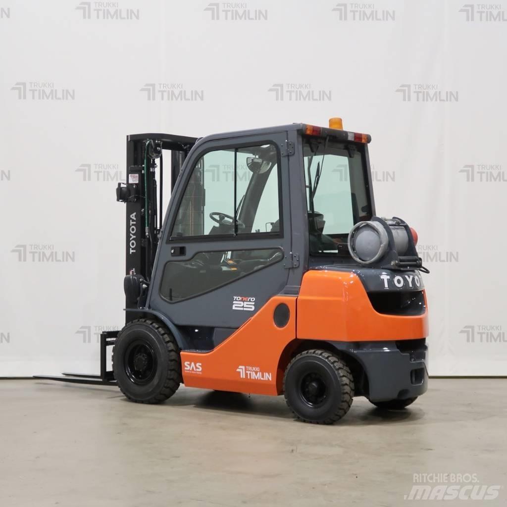 Toyota 02-8FGF25 Gázüzemű targoncák