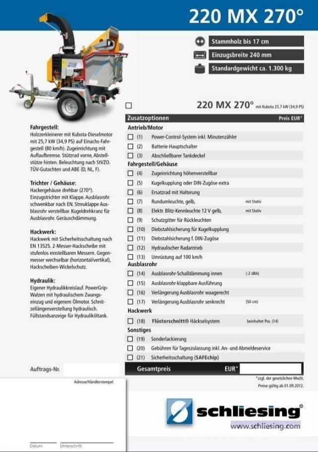 Schliesing 220 MX Fa aprítók