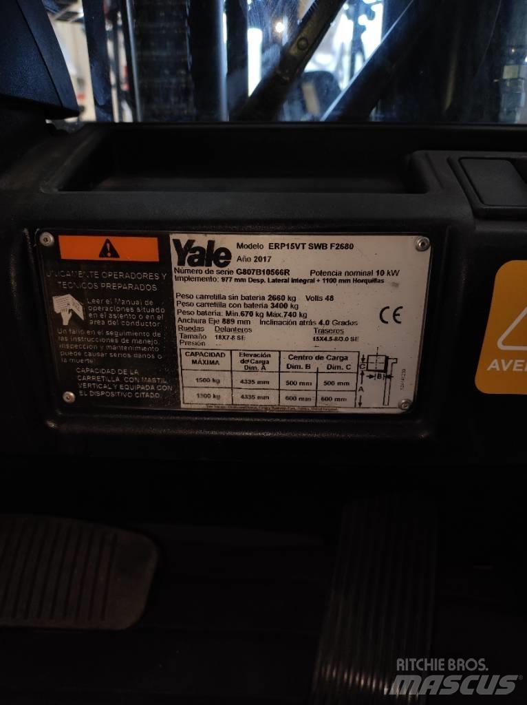 Yale ERP15VT SWB Elektromos targoncák