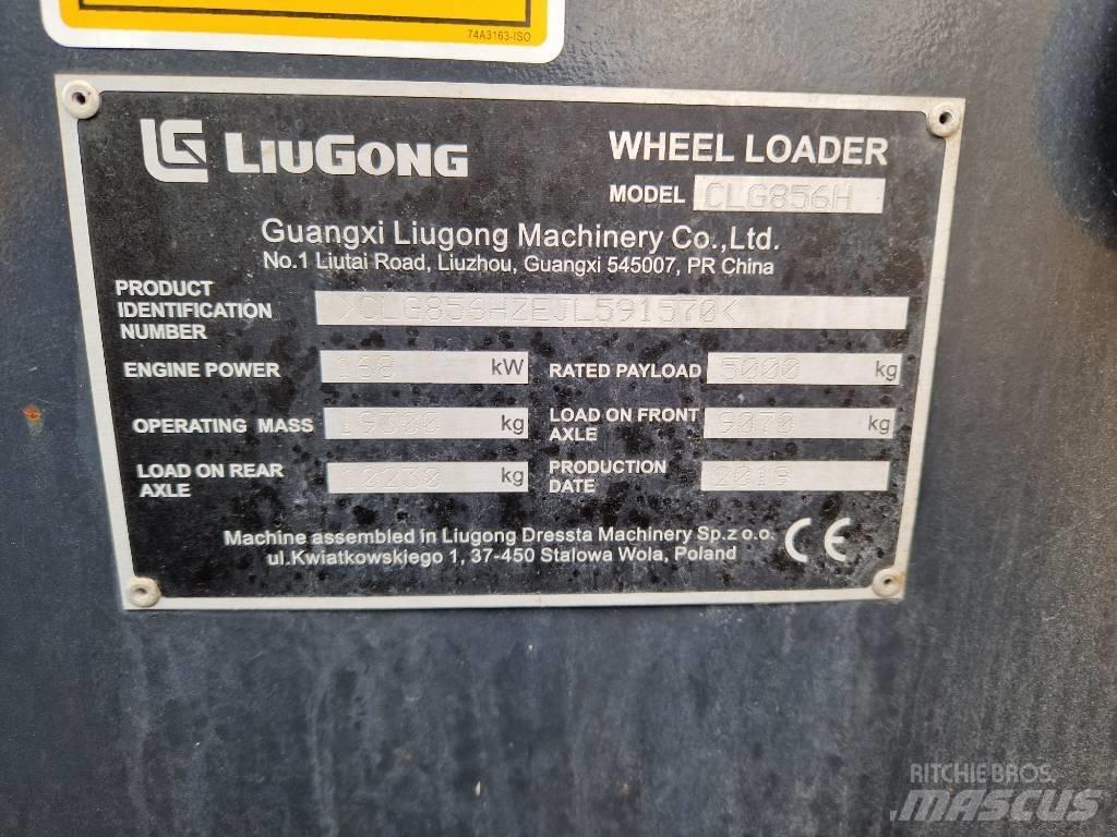 LiuGong 856H Gumikerekes homlokrakodók