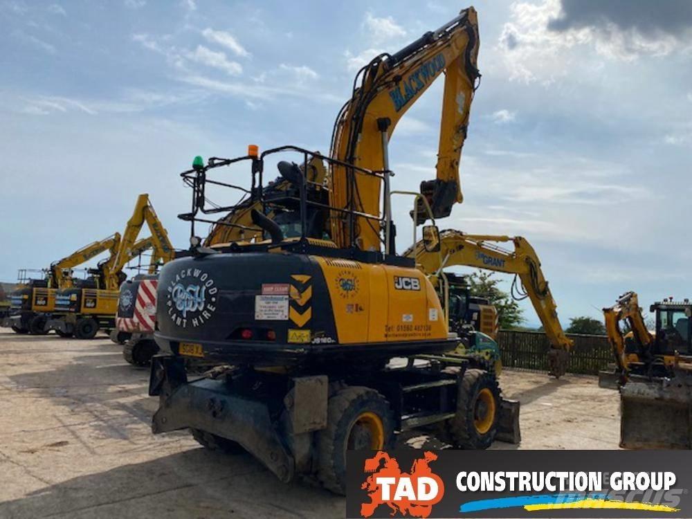 JCB JS 160 W Gumikerekes kotrók