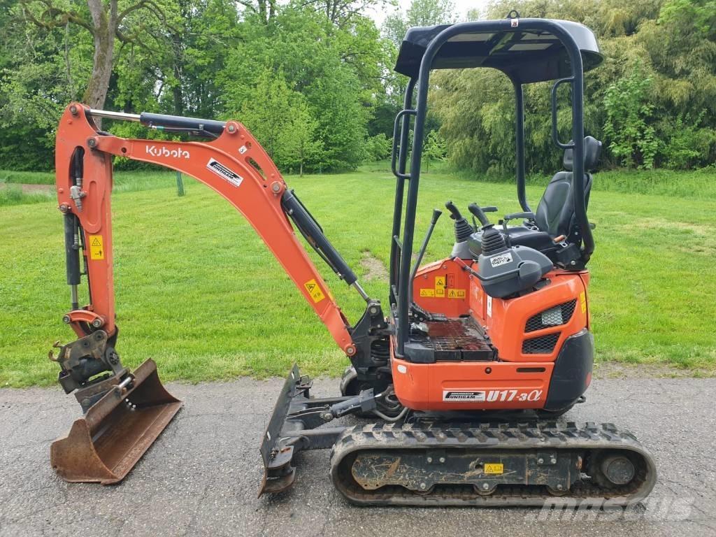 Kubota U 17-3a Mini kotrók < 7t