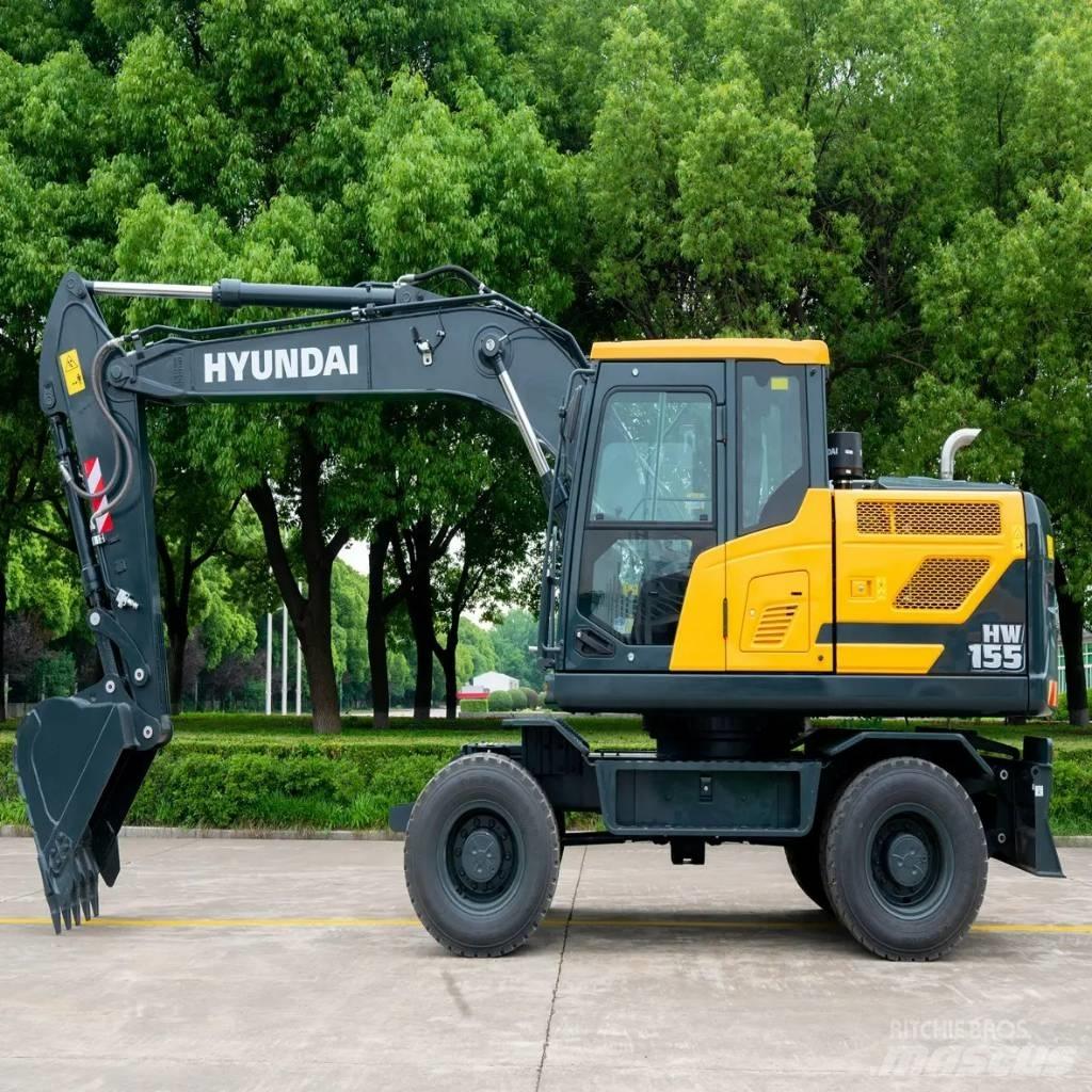 Hyundai HW155 Gumikerekes kotrók