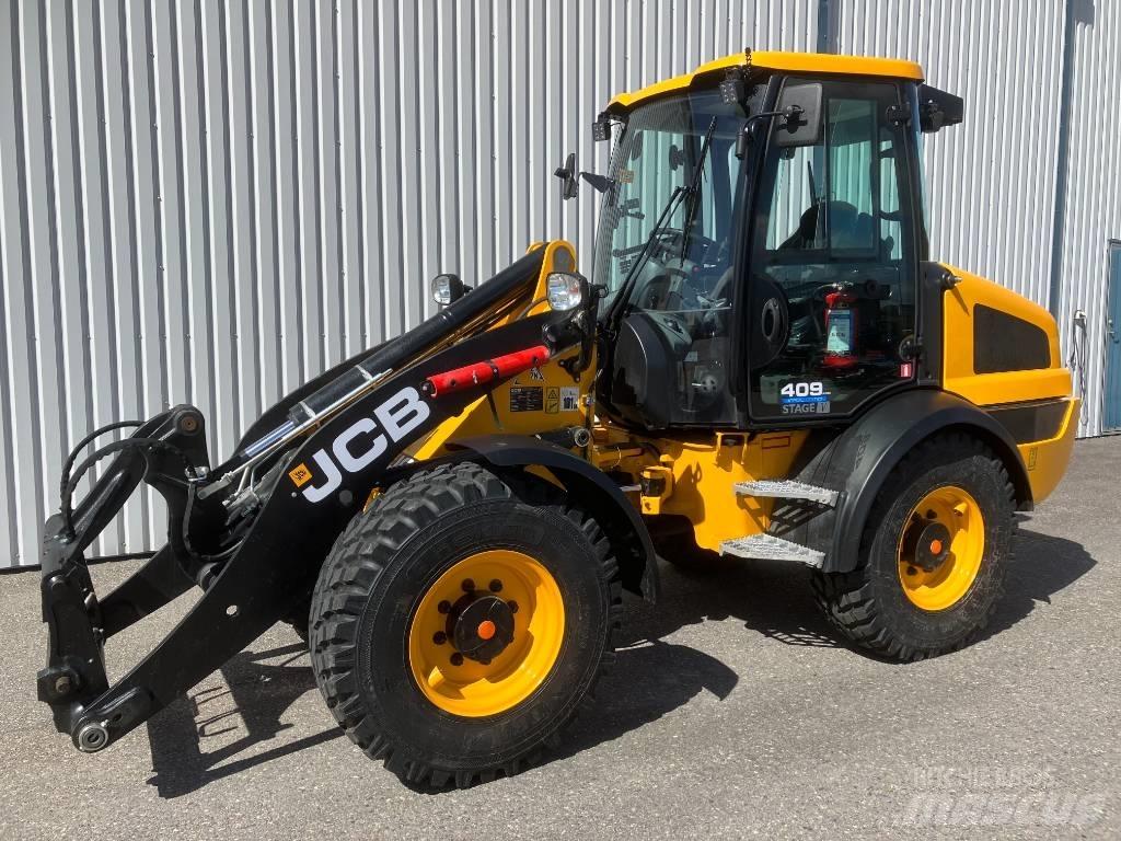 JCB 409 Gumikerekes homlokrakodók