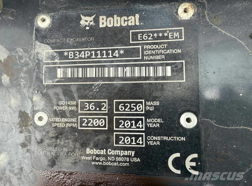 Bobcat E 62 Mini kotrók < 7t