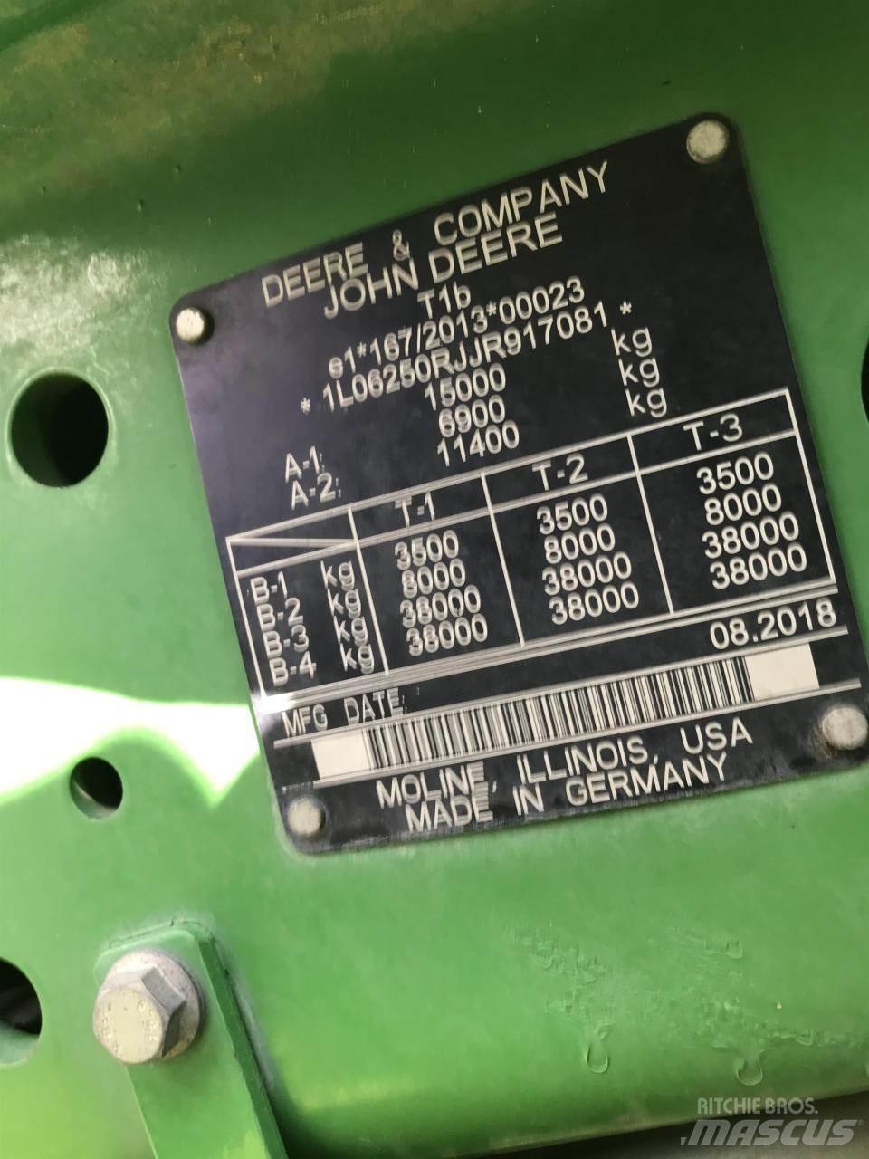 John Deere 6250R Traktorok
