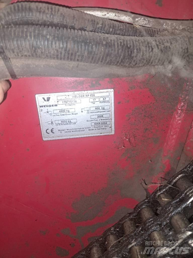 Welger RP535 Körbálázók