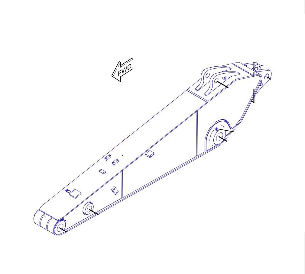 CAT 329 D Gémek és dipperek