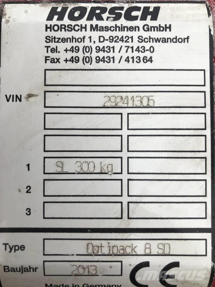 Horsch Optipack 8 SD Tárcsás boronák