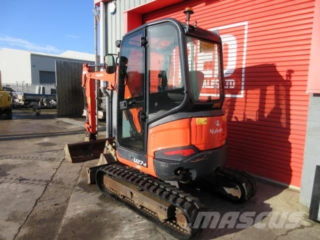 Kubota U 27-4 Mini kotrók < 7t