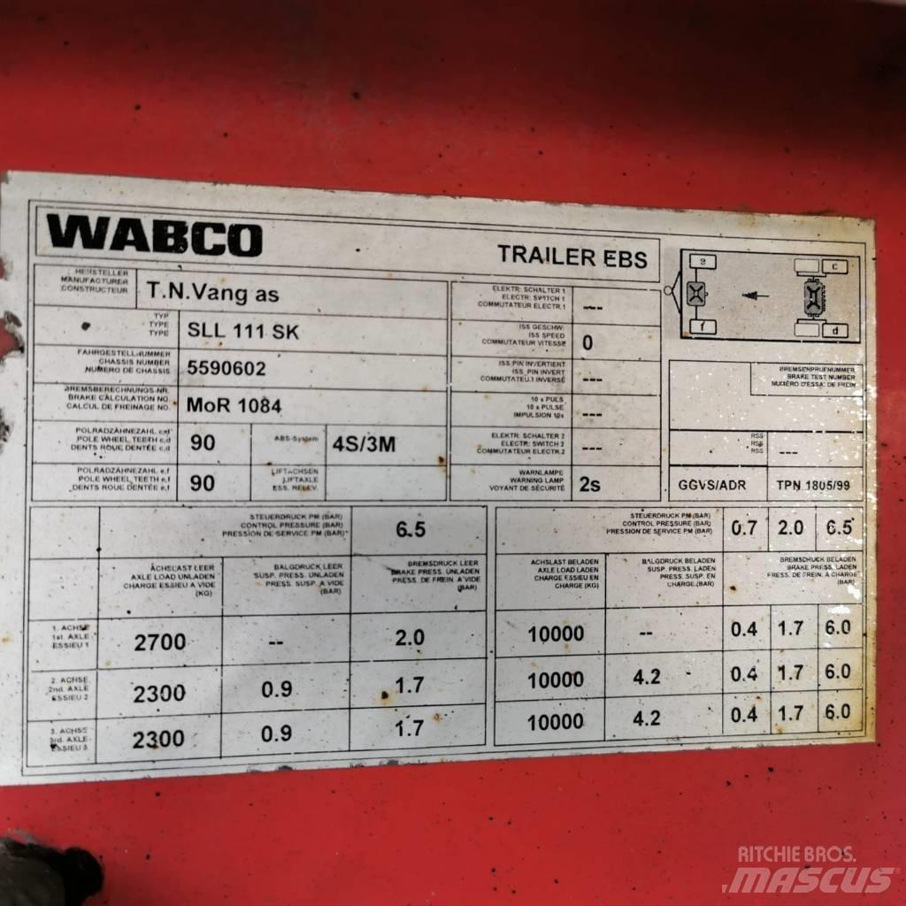 Vang SLL111SK Dobozos félpótkocsik