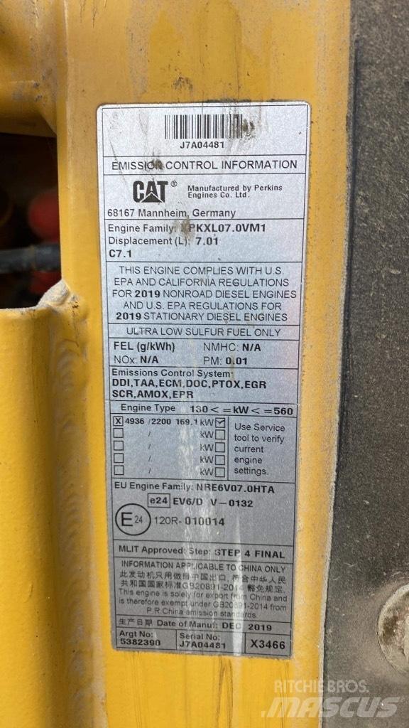 CAT 950 GC Gumikerekes homlokrakodók