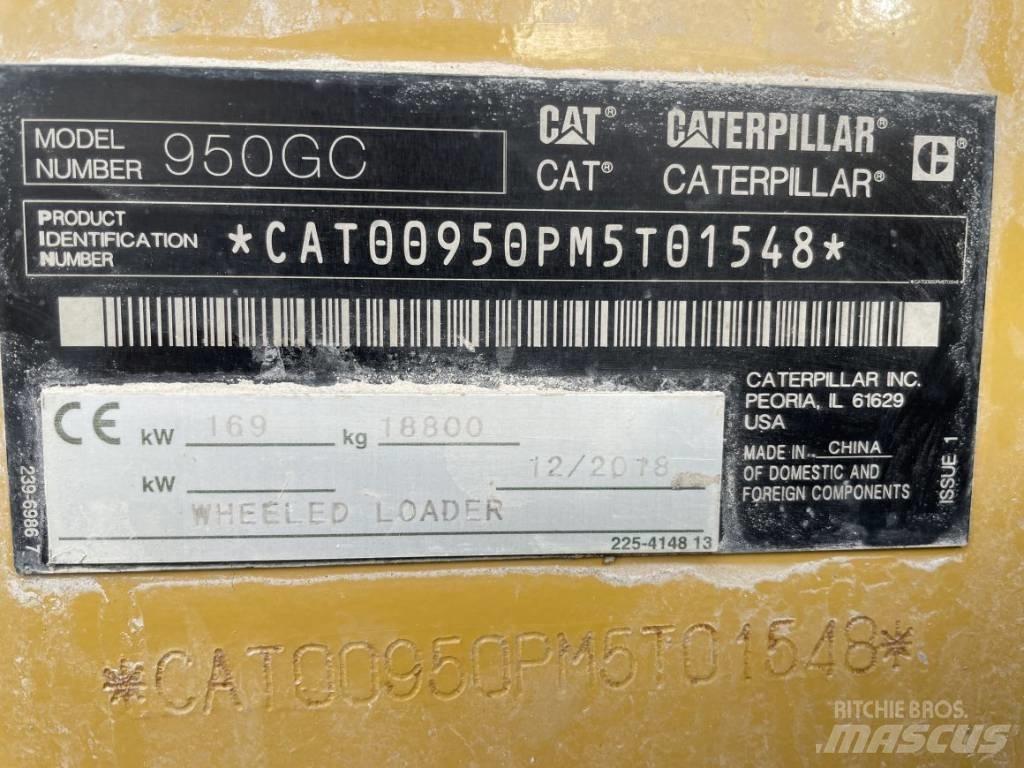 CAT 950 GC Gumikerekes homlokrakodók