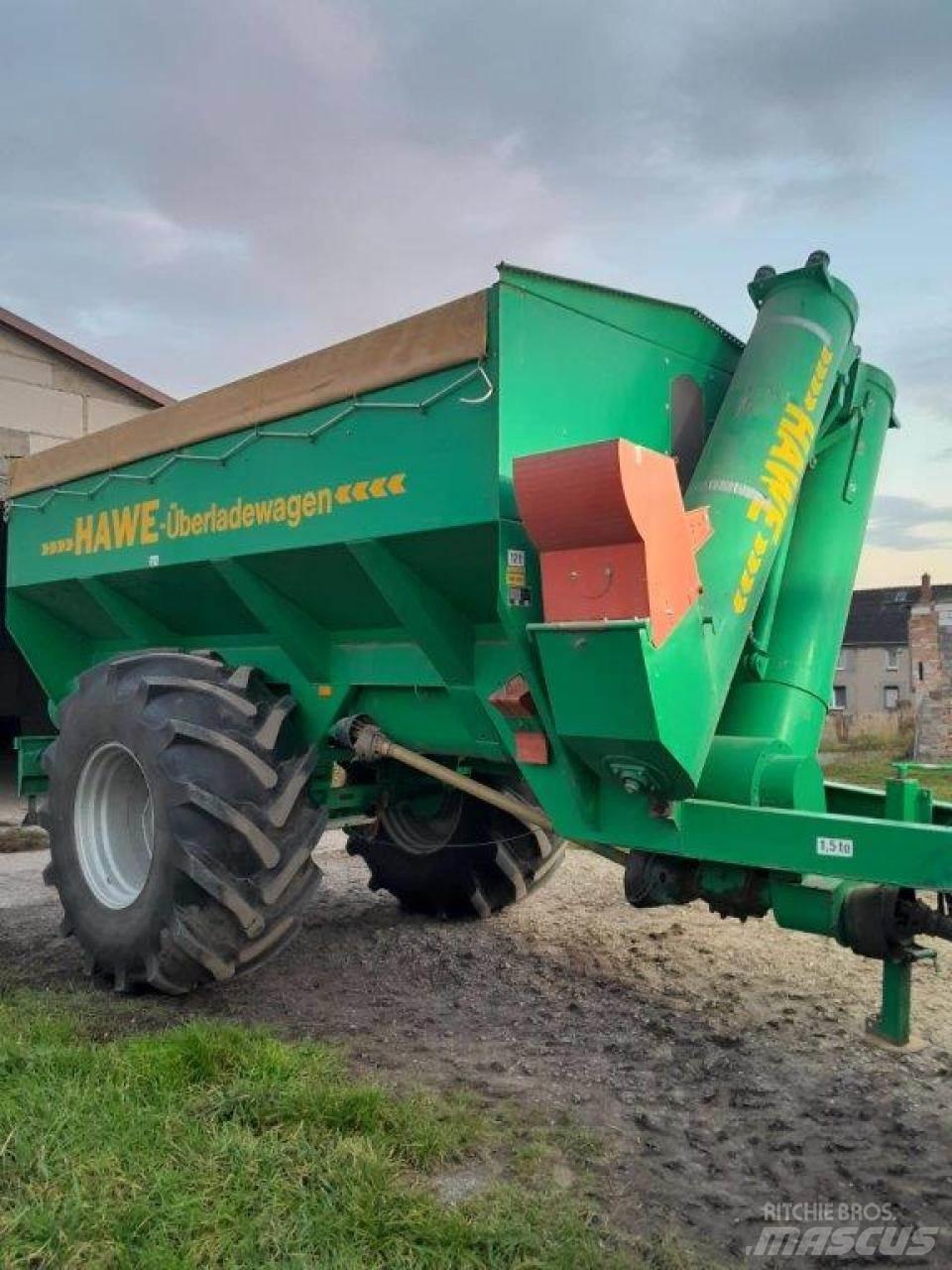 Hawe ULW 1500-E Gabona átrakó kocsik