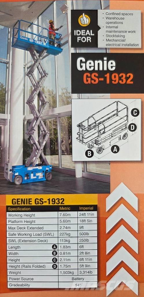 Genie GS 1932 Ollós emelők