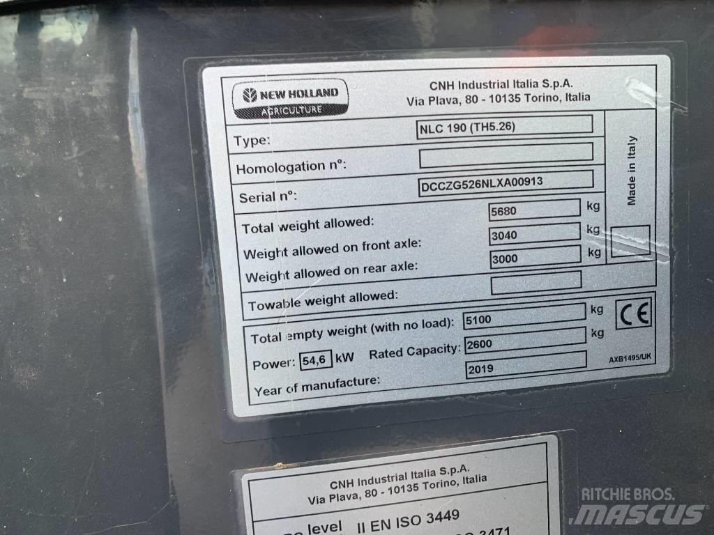 New Holland TH5.26 Teleszkópos rakodók