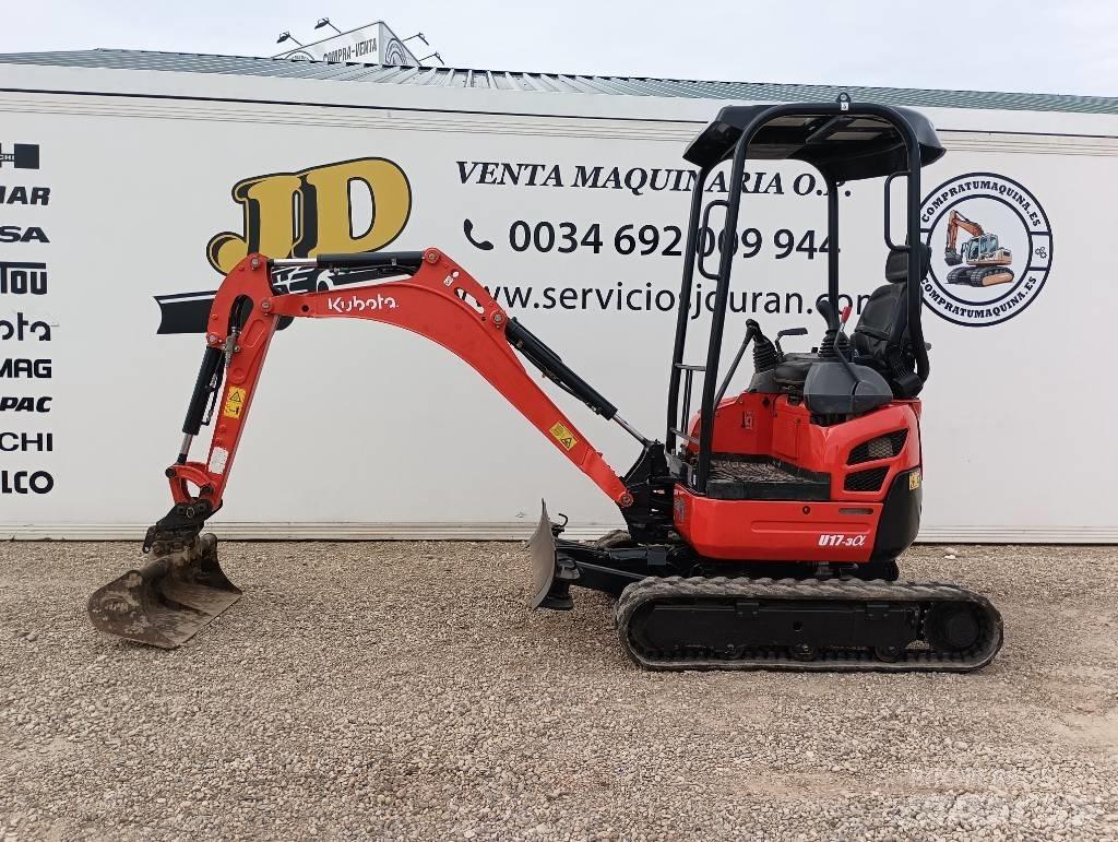 Kubota U 17-3 a Mini kotrók < 7t