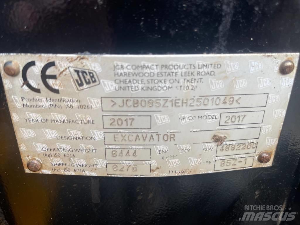 JCB 85 Z Közepes (midi) kotrók 7 t - 12 t