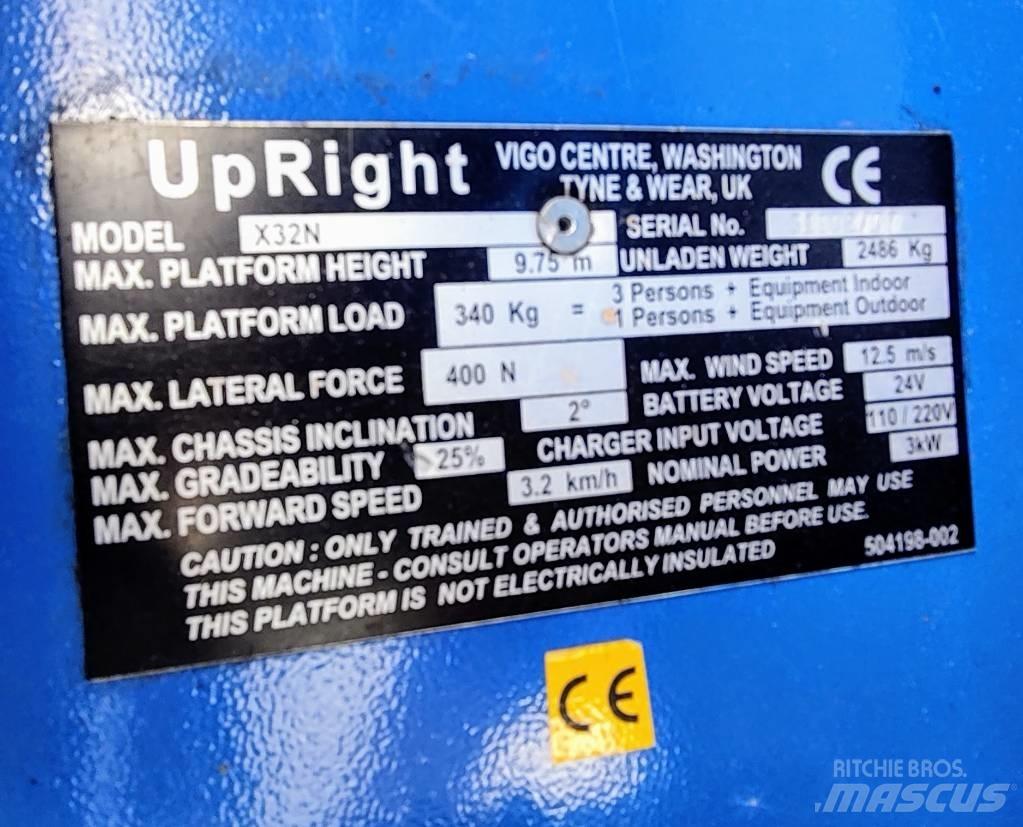 UpRight X32N Ollós emelők