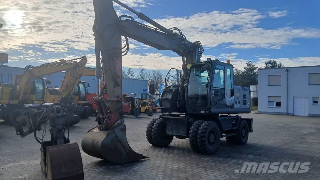 Hitachi ZX 170 W-3 Gumikerekes kotrók