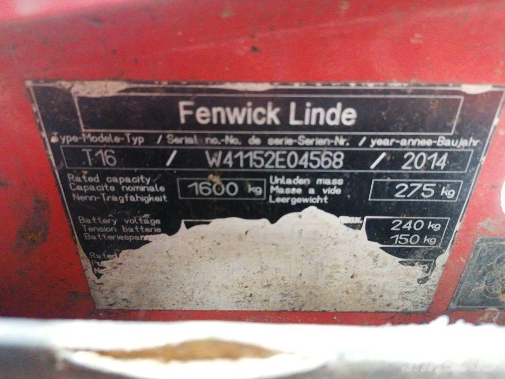 Linde T16 Alacsony emelőkocsi