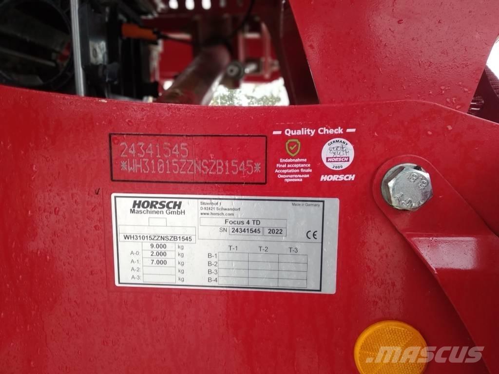 Horsch Focus 4 TD Sorvetőgép