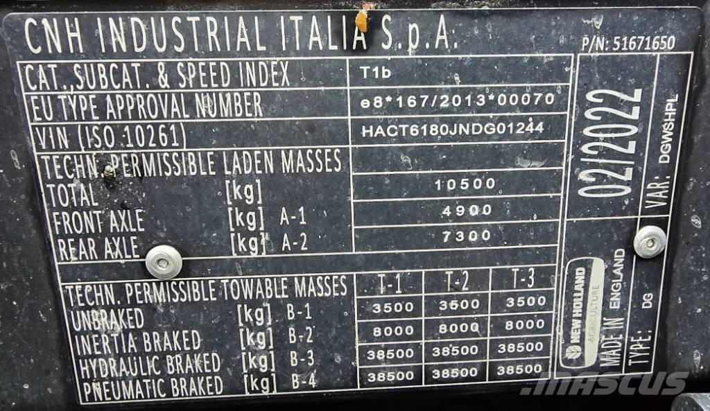 New Holland T 6.180 Traktorok