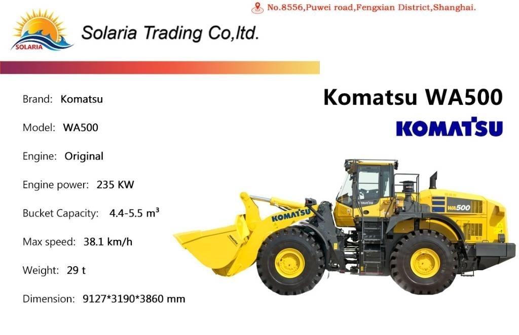 Komatsu WA 500 Gumikerekes homlokrakodók