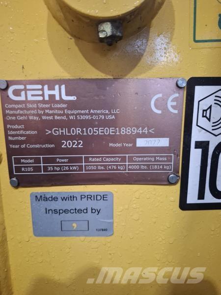 Gehl GELH R105 Kompaktrakodók