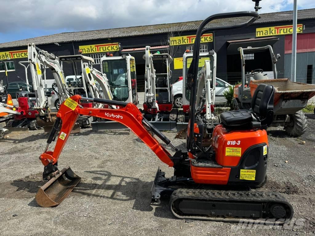 Kubota U 10-3 Mini kotrók < 7t