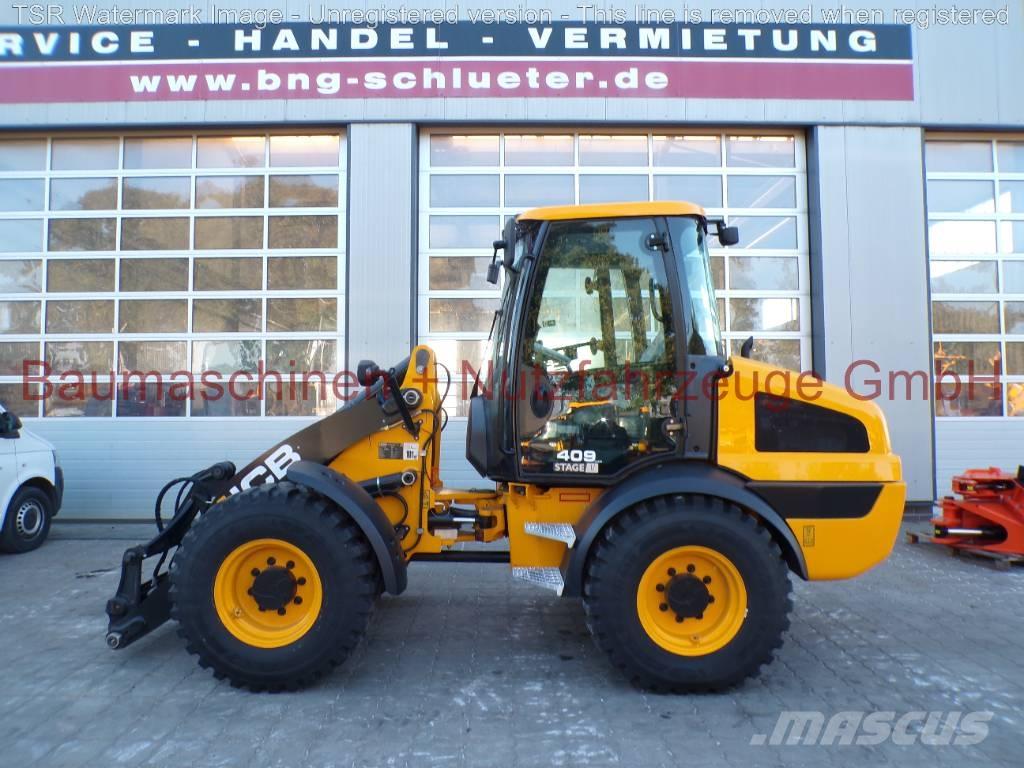 JCB 409 Gumikerekes homlokrakodók