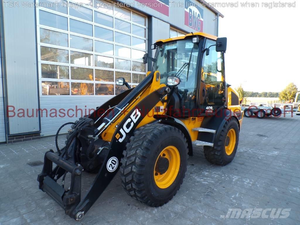 JCB 409 Gumikerekes homlokrakodók