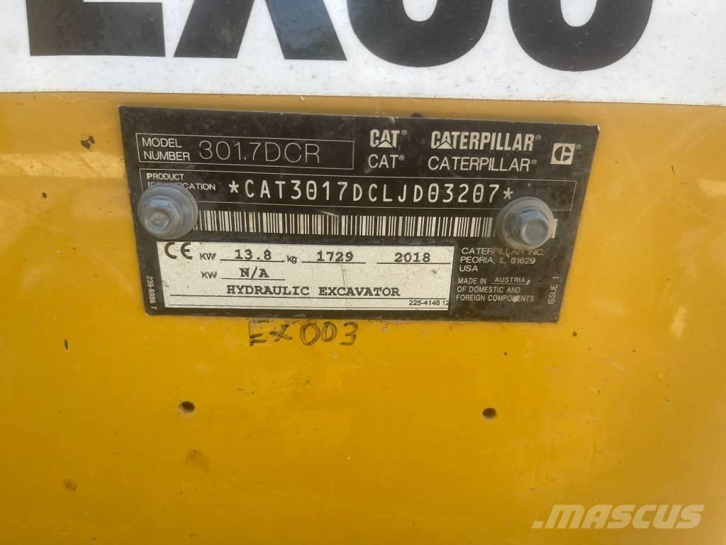 CAT 301.7 CR Mini kotrók < 7t