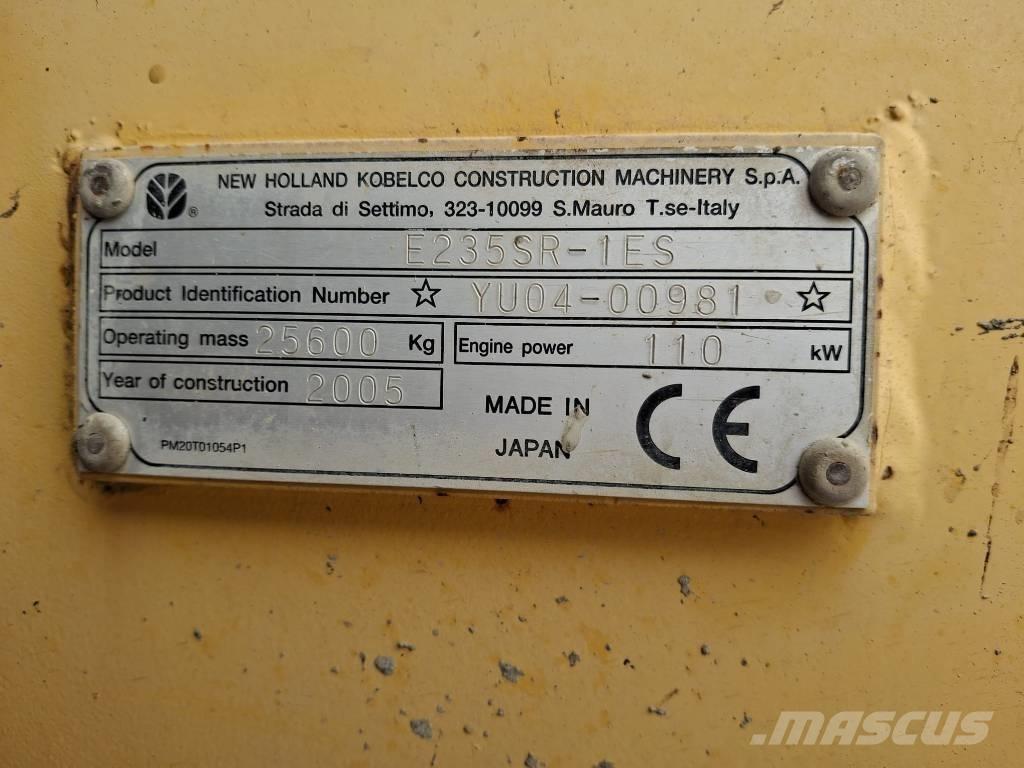 New Holland E 235 SR Lánctalpas kotrók