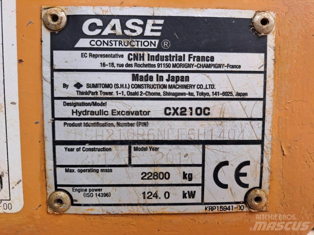 CASE CX 210 C Lánctalpas kotrók